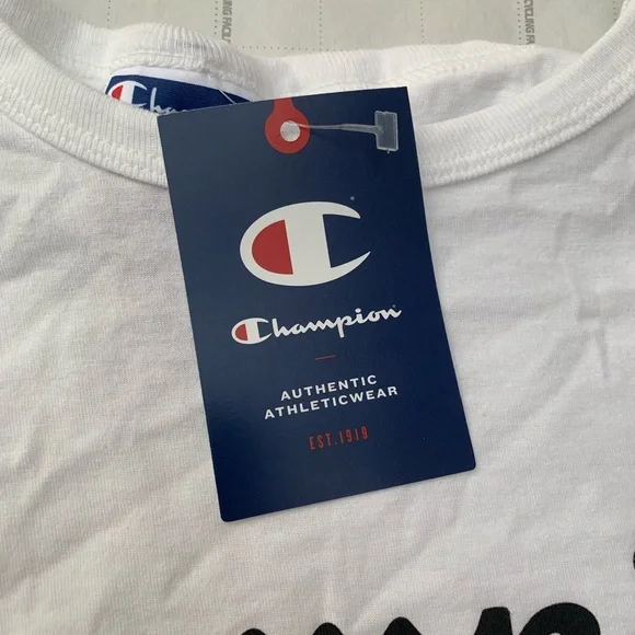 Champion Men's White T-Shirt - Authentic Athletic Wear - Size XL - Brand New - Picture 2 of 4